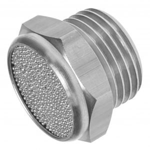 Festo AMTE-M-H-G18 Pneumatic Silencer, Button, Brass/Bronze, 10 bar, G1/8 Male thread (1206622)