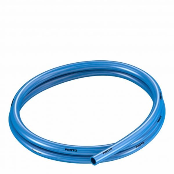 Festo PUN-H-10X1,5-BL Pneumatic Tube, Polyurethane, 10mm, 10 bar, Blue, 50M (197386)
