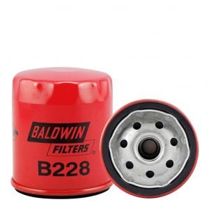 Baldwin B228 Lube Filter- Full Flow, Spin-On, 30 PSI BPV, ADV